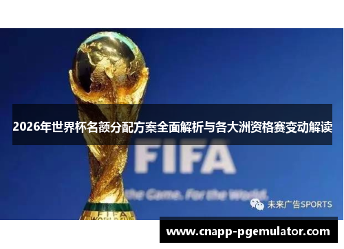 2026年世界杯名额分配方案全面解析与各大洲资格赛变动解读
