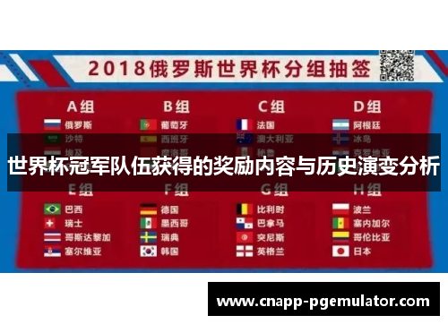 世界杯冠军队伍获得的奖励内容与历史演变分析
