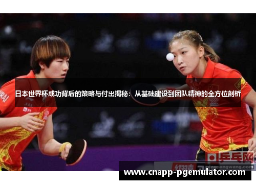 日本世界杯成功背后的策略与付出揭秘：从基础建设到团队精神的全方位剖析